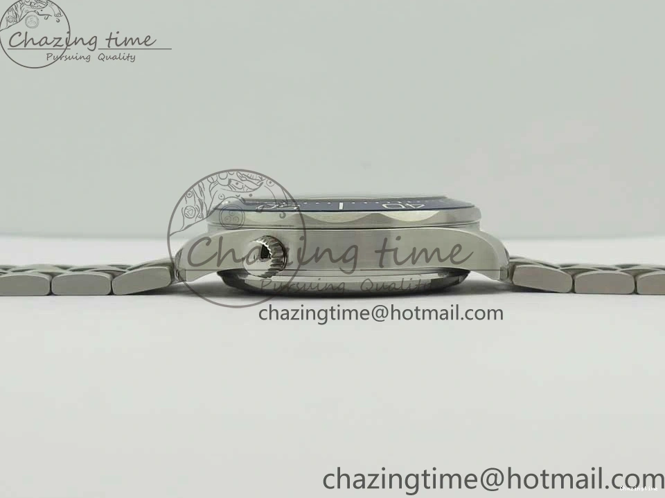 0419 ZeroBulk 2018 Seamaster Diver 300M OMF Best Edition Blue Ceramic Blue Dial on SS Bracelet A8800 (Black Balance Wheel) 7957